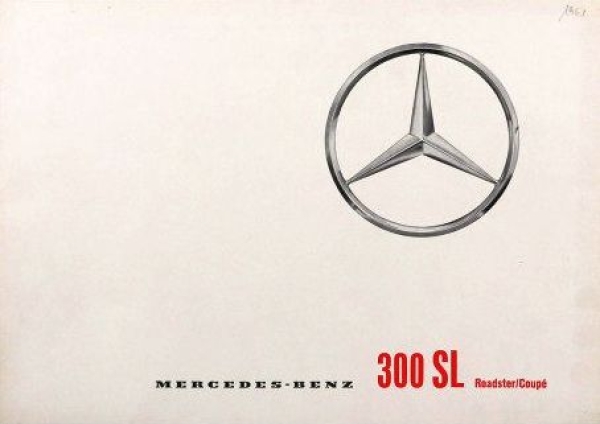 Mercedes-Benz 300 SL Roadster Coupe Modelprogram 1962 Carbrochure (6941)